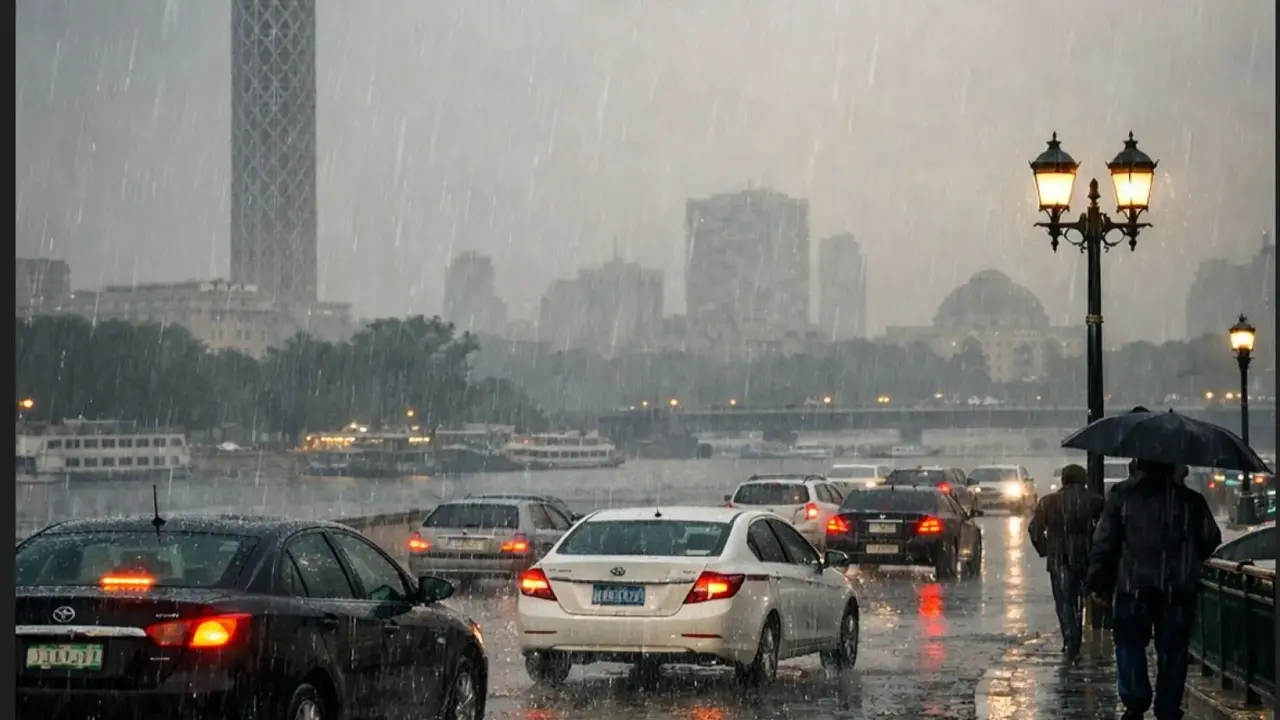 موجة طقس سيئ تضرب مصر مع فرص سقوط أمطار رعدية حتى الخميس